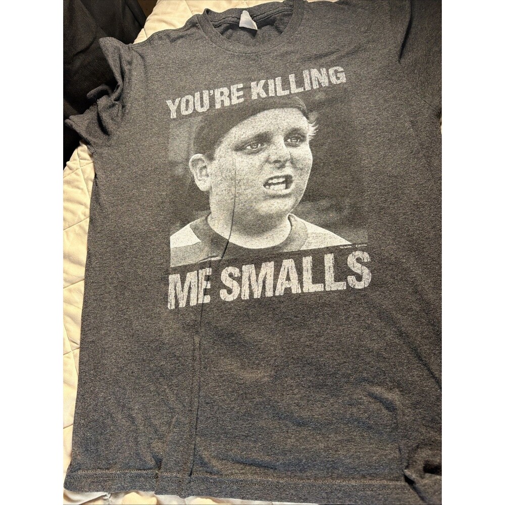 Pre-Owned Sandlot Your Killing Me Smalls Gray Graphic T-Shirt Size L